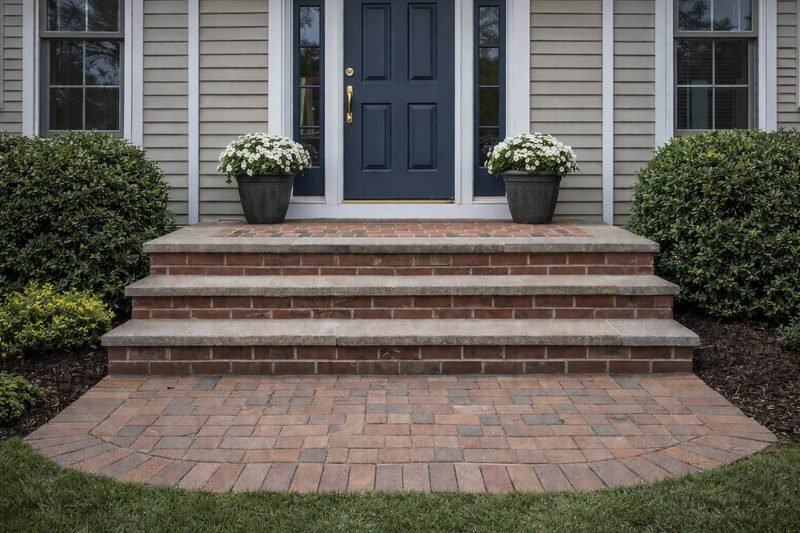 Brick stoop and steps contractor Long Island
