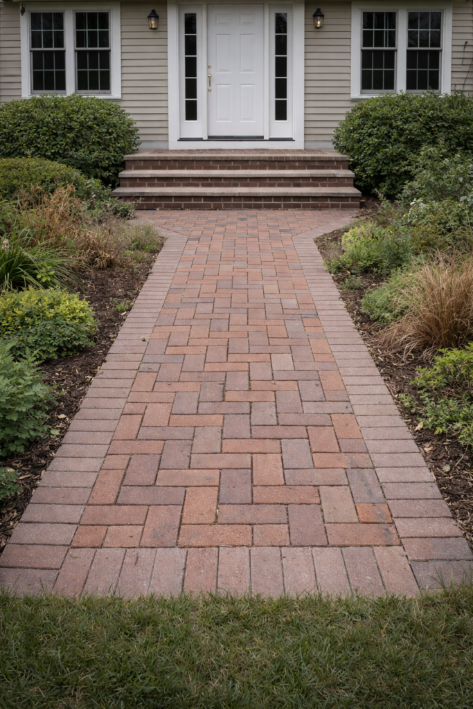 Brick walkway contractor Long Island NY